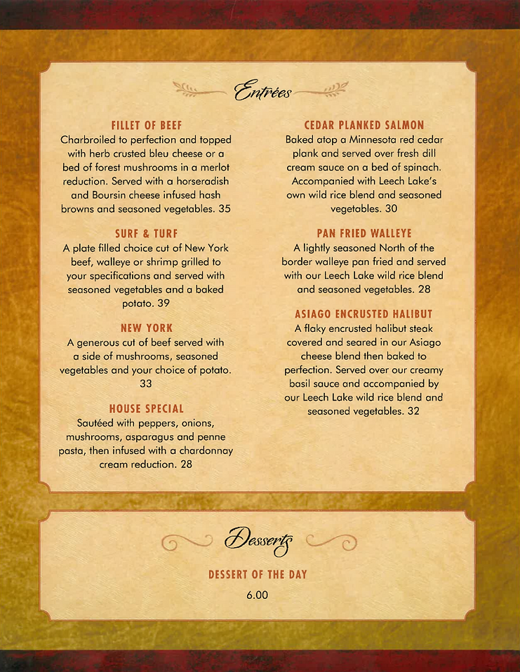 Dancing Fire Menu - Page 2